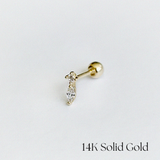 Angelo 14K Solid Gold Cartilage Earring