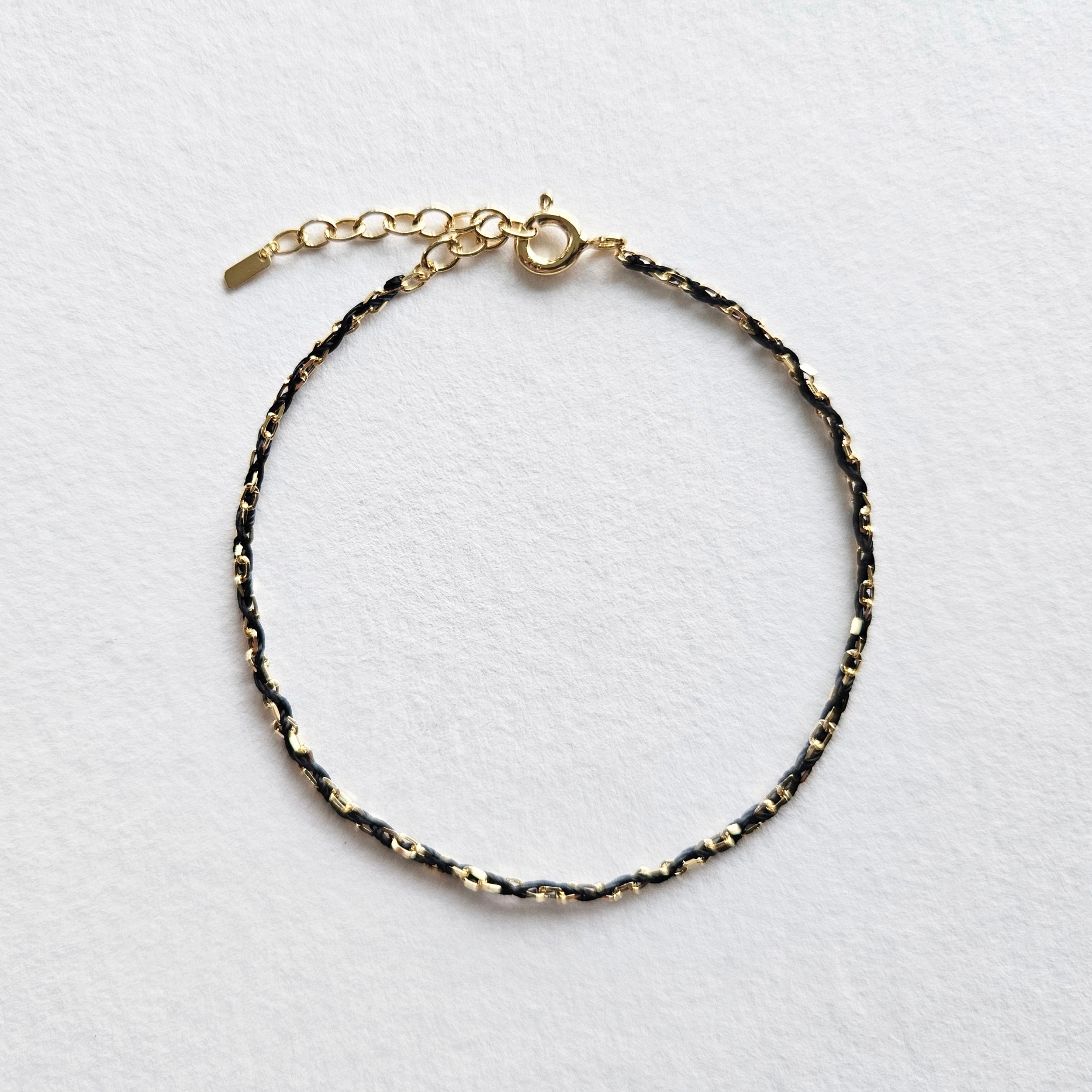 Joy's Silk & Chain Bracelet