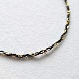 Joy's Silk & Chain Bracelet