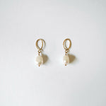 Gold Filled Celina Pearl Earrings.