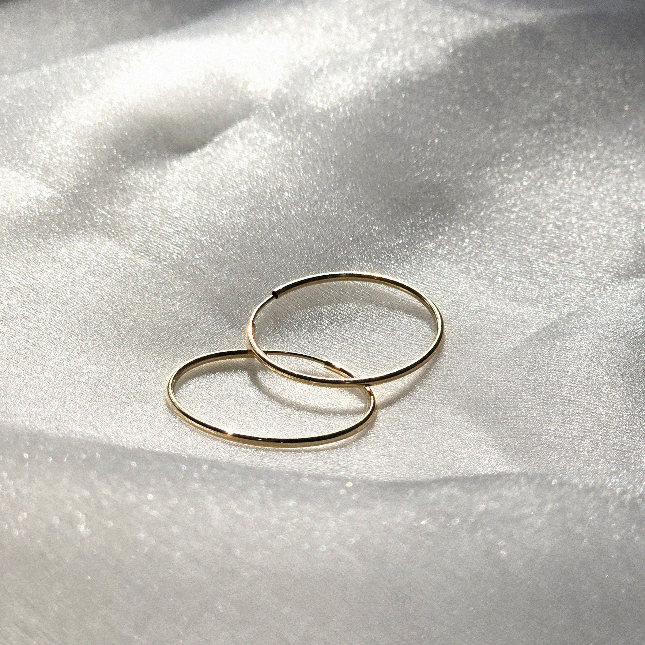 14K Classic Hoops (2 Sizes)