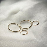 14K Classic Hoops (2 Sizes)