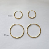 14K Classic Hoops (2 Sizes)