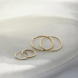 14K Classic Hoops (2 Sizes)