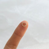 14K Classic Huggie Hoop