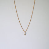 Gold Filled Crystal Accent Necklace