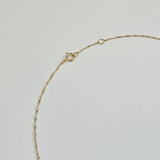 14K Crystal Accent Necklace
