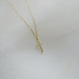 Crystal Cross Necklace