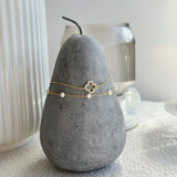 Crystal Clover Bracelet