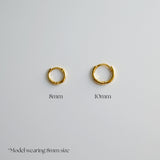 Dainty Stone Hoops
