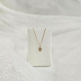 14K Dear Initial Necklace