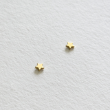 14K Tiny Star Studs