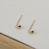 14K Petite Teardrop Earrings