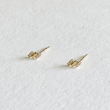 Serres 14K Solid Gold Earrings