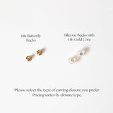 14K Corona Earrings