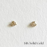 14K Flower Field Earrings