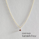 Gold Filled Birthstone Necklace