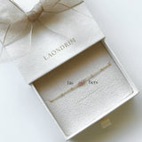 Gold Filled Love Gemstone Bracelet