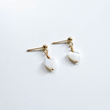 Gold Filled Heart Drop Earrings