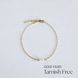 Gold Filled Double Pearl Bracelet