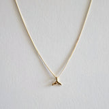 Small Whale Tail Necklace
