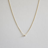 Petite Clear Crystal Necklace 3mm