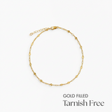 Gold Filled Babel Chain Anklet