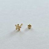 14K Golden Daisy Cartilage Earring