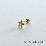 14K Golden Daisy Cartilage Earring