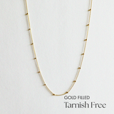 Gold Filled Dotty Chain Necklace