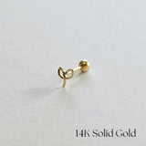 14K Lil Sprout Cartilage Earring