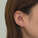 14K Lil Sprout Cartilage Earring