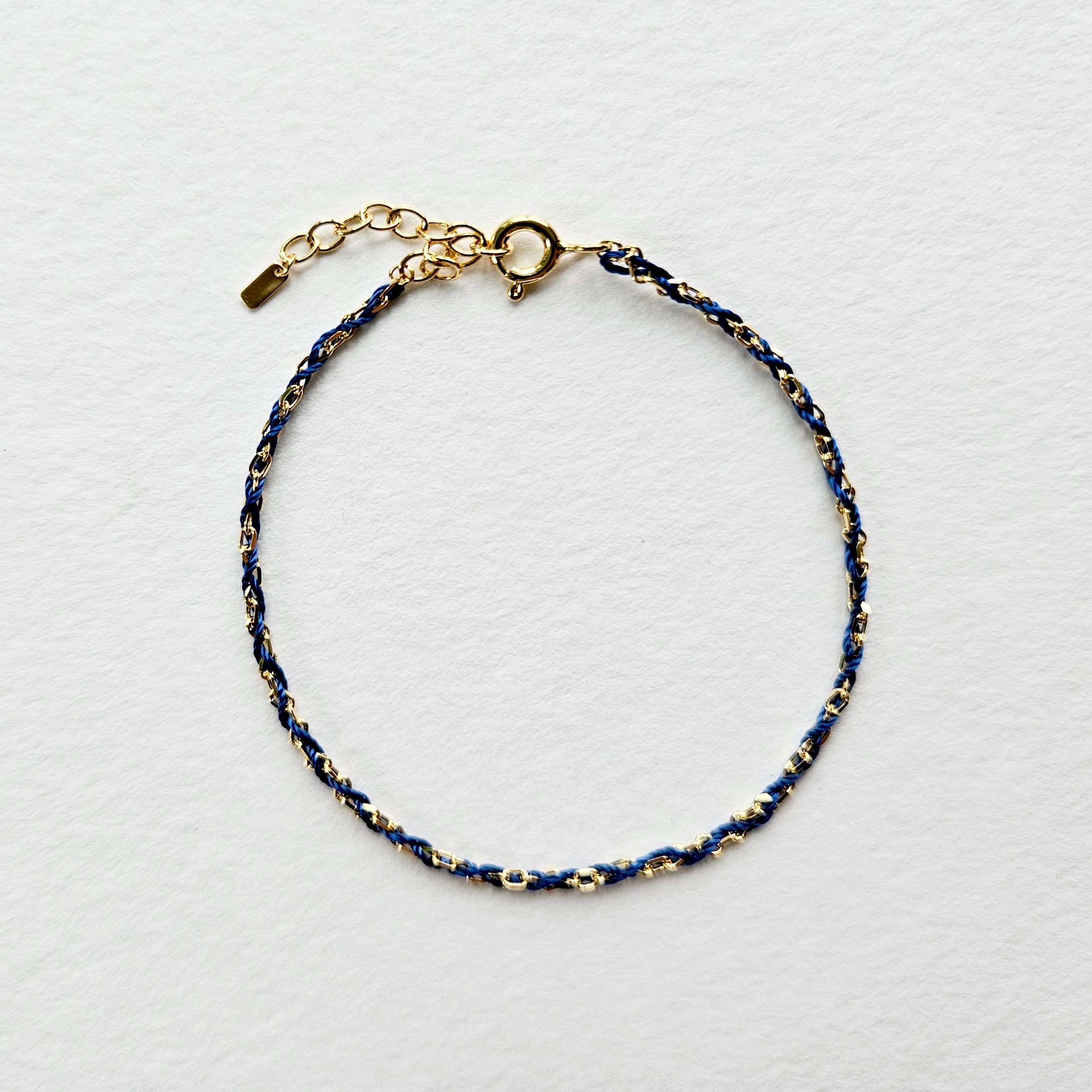 Joy's Silk & Chain Bracelet