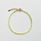 Joy's Silk & Chain Bracelet