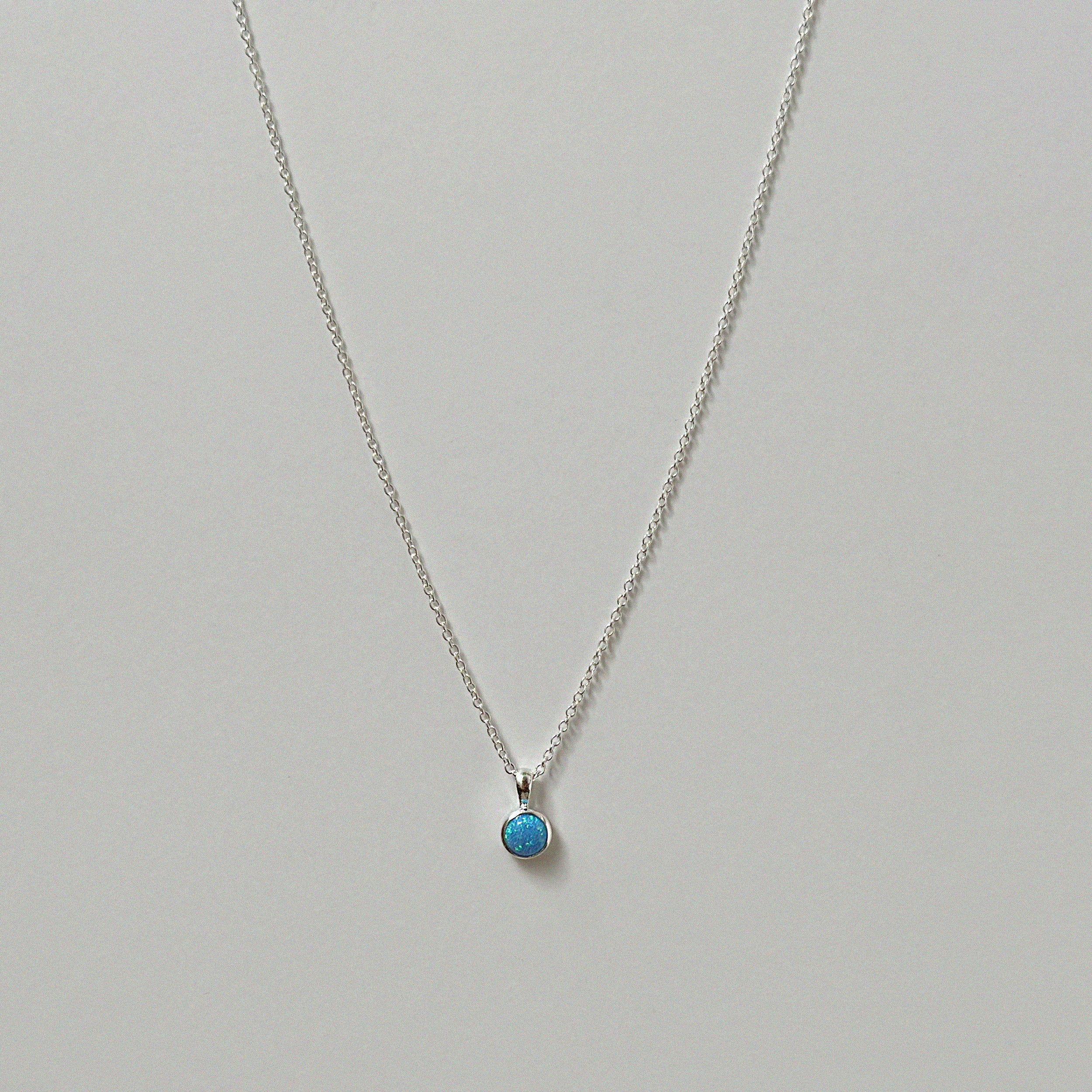 Opal Pendant Necklace (Small)