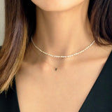 14K Seed Pearl Necklace