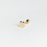 14K Petite Clover Cartilage Earring