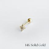 14K Petite Luce Cartilage Earring