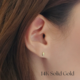 14K Petite Teardrop Earrings