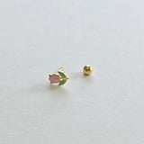 14K Petite Tulip Cartilage Earring