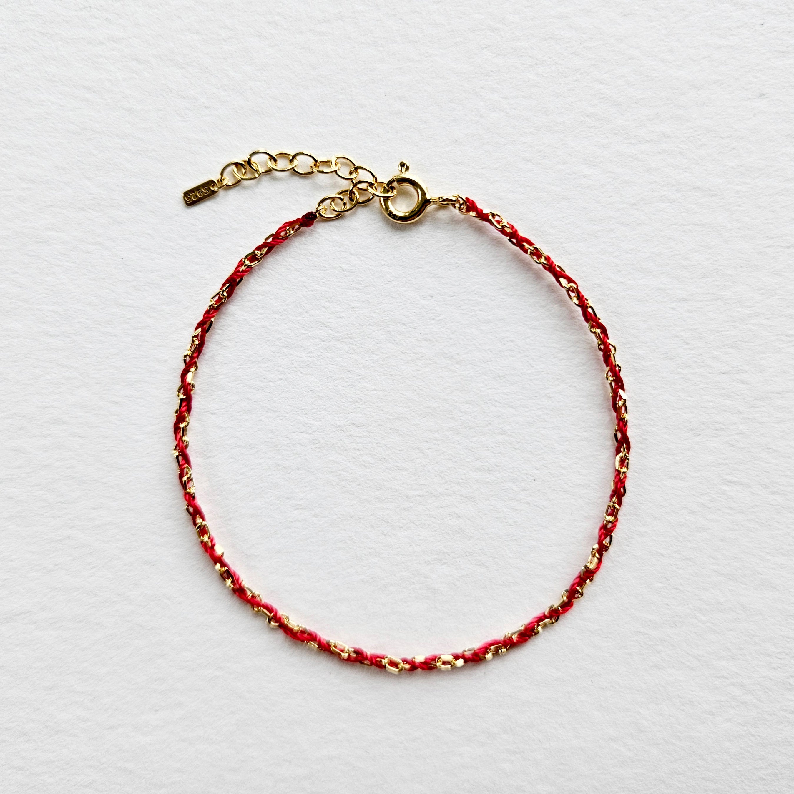 Joy's Silk & Chain Bracelet