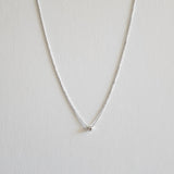 Petite Clear Crystal Necklace 3mm