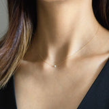 Evelyn Pearl 14K Solid Gold Necklace