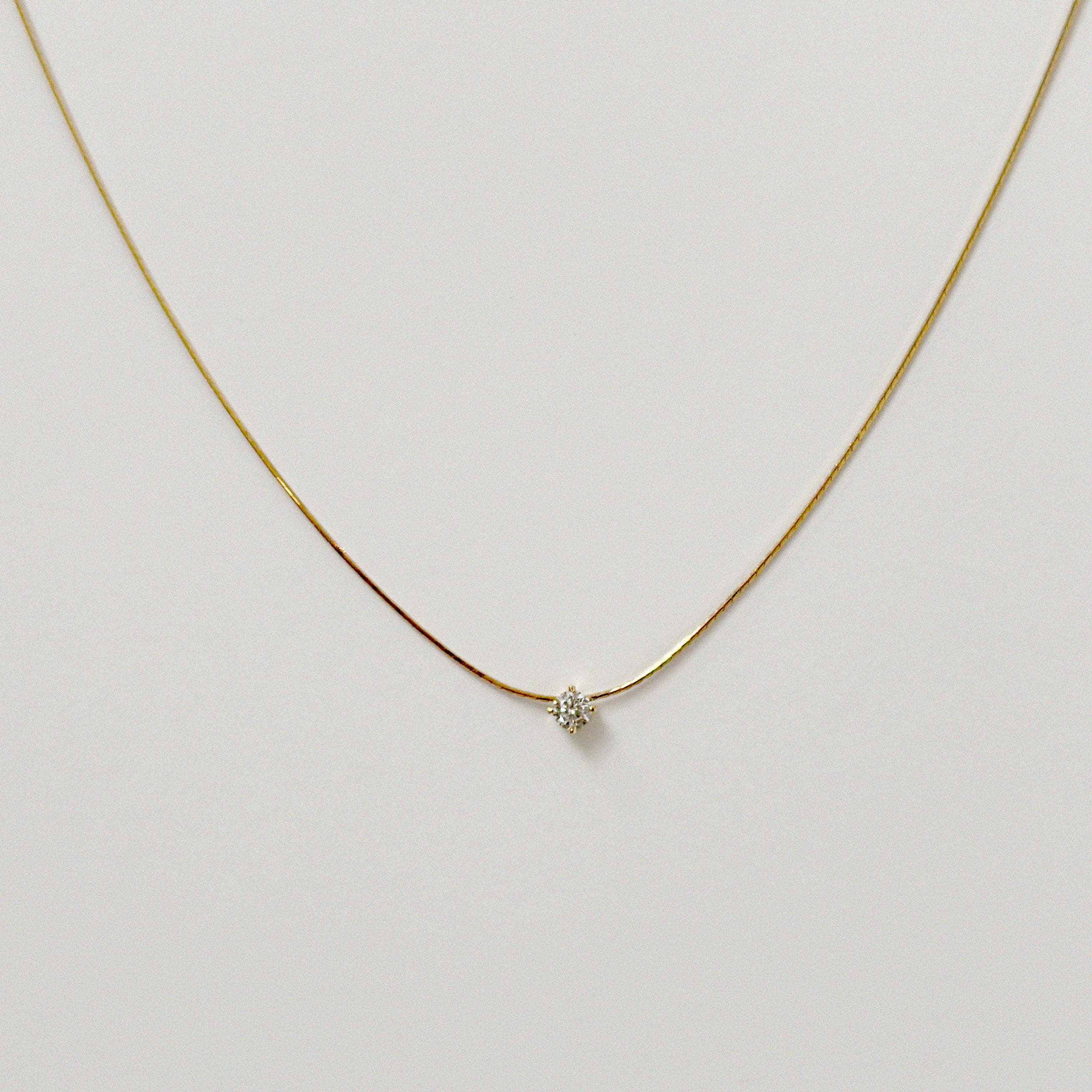 Petite Crystal Snake Chain Necklace