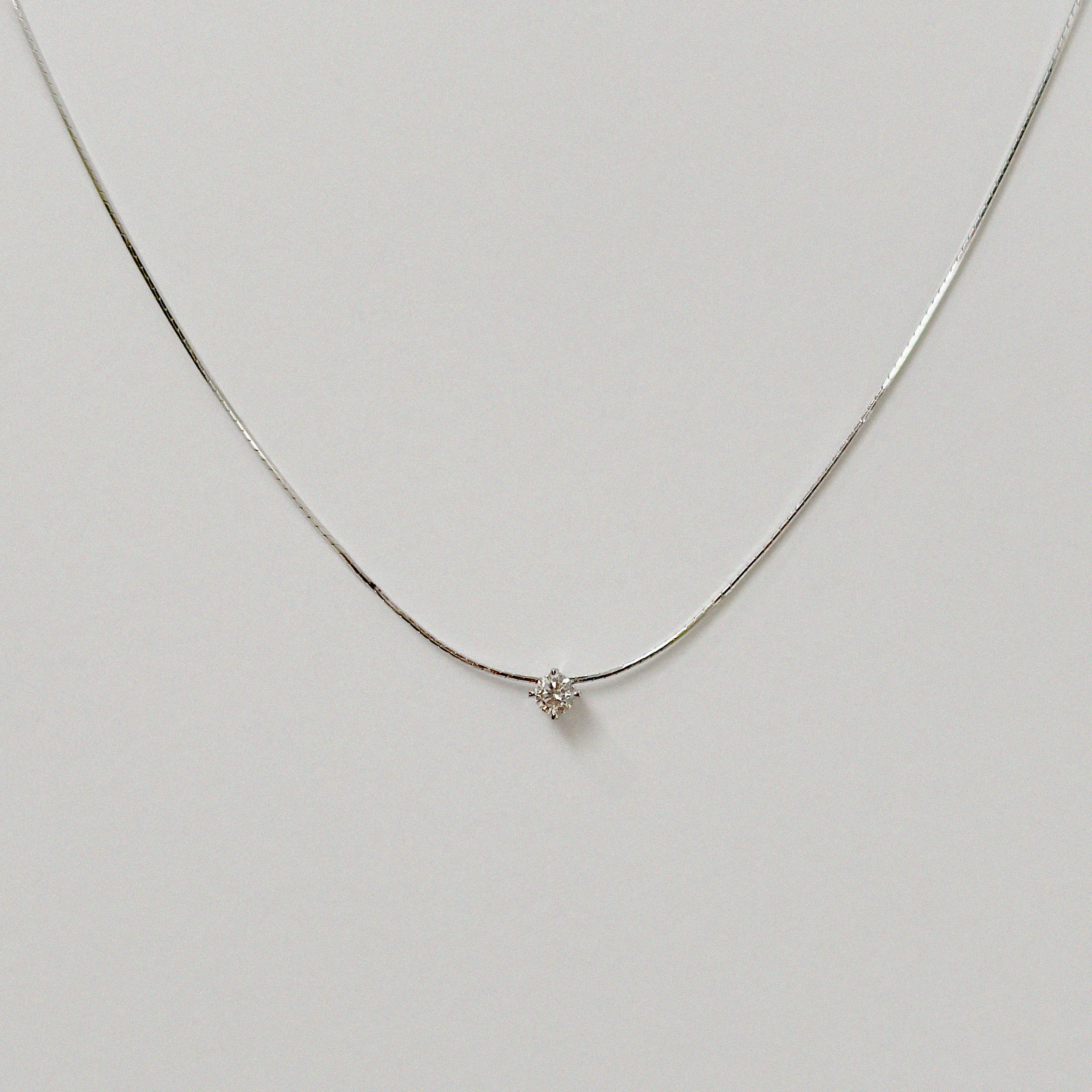 Petite Crystal Snake Chain Necklace