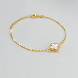 Mother of Pearl Clover Bracelet