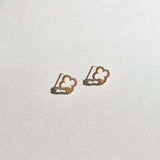 Crystal Clover Studs 10mm