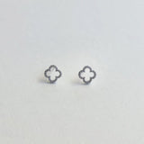 Crystal Clover Studs 10mm