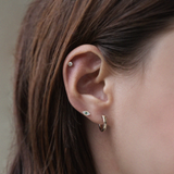 14K Crystal Evil Eye Cartilage Earring