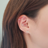 14K Corona Earrings